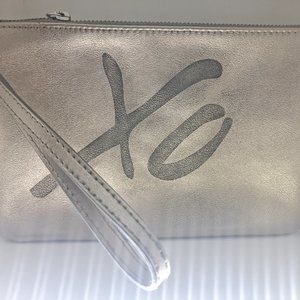 NWOT Banana Republic gold leather wristlet.